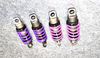 Vintage Losi XXX-S 4WD Racing Car Aluminum Threaded Front & Rear Shocks RARE - Image 1 of 4