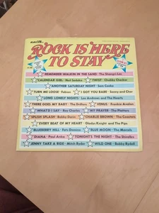Various Artists Rock Is Here To Stay Compilation LP Vinyl Record Album - Imagen 1 de 2