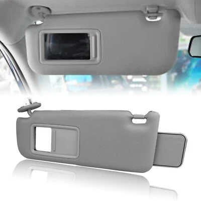 Gray Left Driver Sun Visor For 2012 2013 2014-2017 Toyota Camry 74320-33F50-B0 G - Image 1 of 4