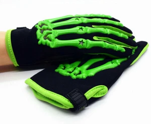 Winter Skeleton Bone Skull Gloves Non-slip Waterproof Cycling Gloves Men Women - Picture 1 of 17