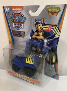 Paw Patrol Diecast Vehicle 1/55 Scale Chase Dino Rescue True Metal New Toy - Picture 1 of 4