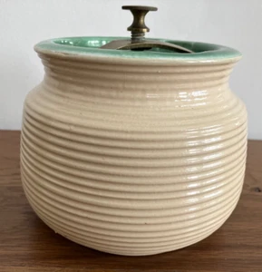 Vintage Ceramic Stoneware Tobacco Jar Storage Pot Stamped C - Picture 1 of 10