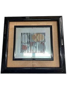 Yaacov Agam Kinetic Screen Print On Mirror Signed Modern Op Art 19/99 - Picture 1 of 8