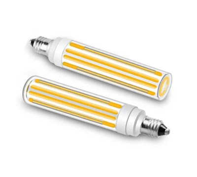 2pcs E11 LED Bulb Dimmable 10W 120V 1100LM COB Ceramics For Fan Light TX102F70 H - Image 1 of 4