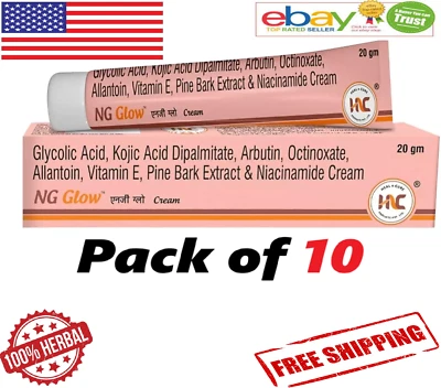 10x Heal n Cure NG Glow Cream 20g For Melasma, Pigmentation, Acne Scar,Dark Spot - Image 1 of 4