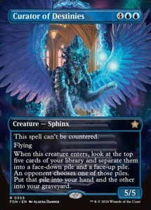 x1 Curator of Destinies - Borderless R MTG Foundations M/NM, Englisch - Bild 1 von 1