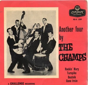 CHAMPS ANOTHER FOUR BY.. .. UK TRI-LONDON 4trk PS EP 50s ROCK & ROLL INST - Picture 1 of 4