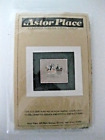 Vtg Astor Place "Hem Thy Blessings" Counted Cross Stitch Kit Amish Horse Cart