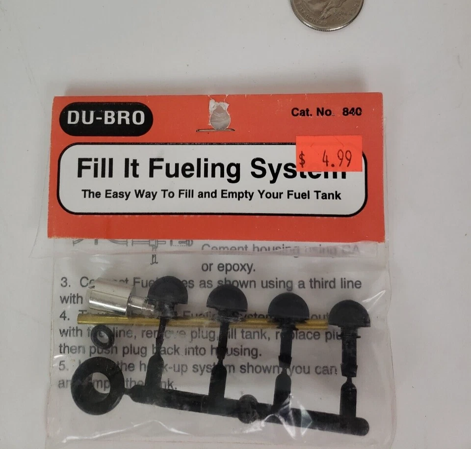 Sistema de combustible Dubro Products Fill-It DUB840 Foto 1 de 3
