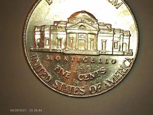 2022-D Jefferson nickel DDO, die chip, scar, five full steps, 5FS, gem, rare 5c - Picture 1 of 5