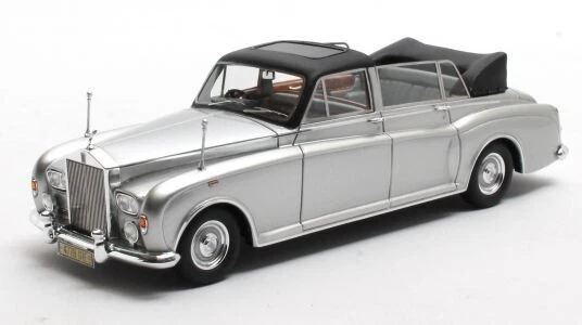 Matrix MX41705-163 Rolls Royce Phantom VI Landaulette 1973 Silver  1/43 - Photo 1/1