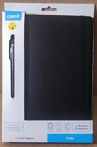 Estuche tipo folio ejecutivo Caseit para tabletas de 9-10"" + lápiz óptico con pantalla táctil - Nuevo - Imagen 1 de 2