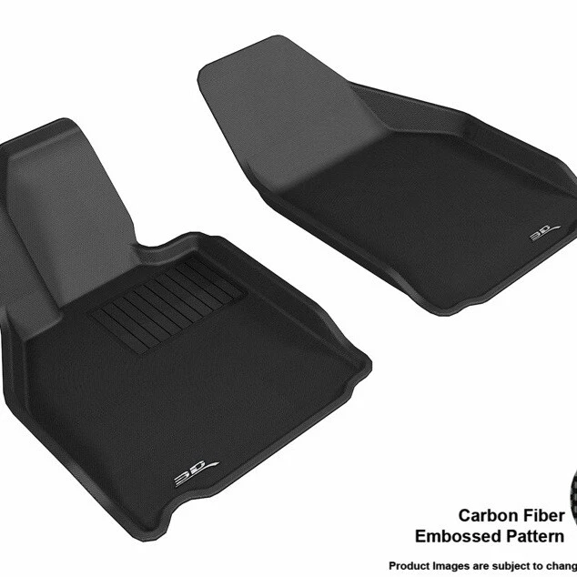 Forros de piso 3D MAXpider negros primera fila 2 piezas para Porsche 911 Foto 1 de 4