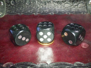 3D6 Dice Character Builder Weighted Cheat Dice RPG Tabletop CCG Gaming 18mm wood - Picture 1 of 8