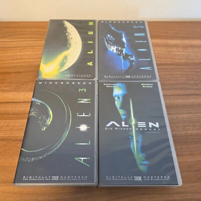 ALIEN 1-4 Quadrilogy VHS Video Kassette Tape Konvolut Set Sammlung Rare Rarität - Bild 1 von 4