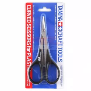 Tamiya 74005 Curved Scissors RC Body Plastic Model Craft Tools MK805 - Picture 1 of 1