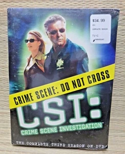 CSI Crime Scene Investigation: Complete Third Season 3 (6-DVD Set, 2004 SEALED) - Bild 1 von 2