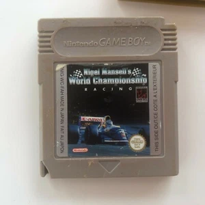 Nigel Mansell’s World Championship Racing Formule 1 Nintendo GameBoy GB FAH - Foto 1 di 2