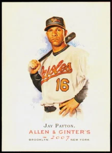 2007 Topps Allen & Ginter #25 Jay Payton Baltimora Orioles - Foto 1 di 2
