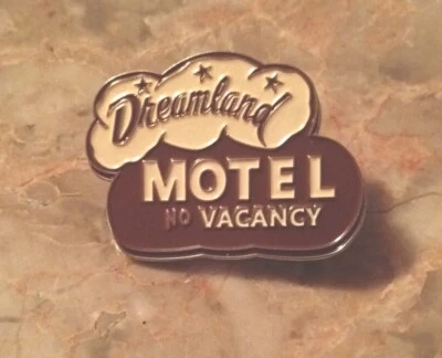 Dreamland Motel No Vacancy  Metal Enamel Pin Set - Image 1 of 2