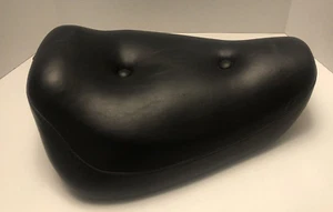 Custom Black Leather Solo Seat Harley Davidson Soft Tail - Picture 1 of 14