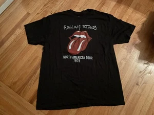 The Rolling Stones North American Tour 1975 t-shirt XL - Picture 1 of 3