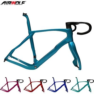 AIRWOLF Carbon Gravel Rahmen 700x45c GREVIL Cyclocrossrad Rennrad - Bild 1 von 4