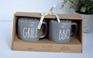 Neu Rae Dunn Grill und BBQ grau Shaker Set von Magenta Artisan - Bild 1 von 3