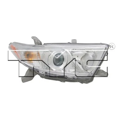 Conjunto de faros derecho TYC para Toyota Highlander 2011-2013 Foto 1 de 2