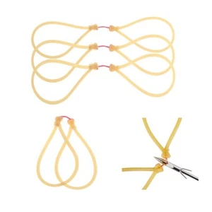 5/10Pcs High Velocity Fishing Slingshot Rubber Band for Archery Hunting Catapult - Picture 1 of 14