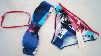 ESPRIT Bandeau Bikini-Set  Gr.152/158, 164,170/176 Palmen  29,99 € NEU - Bild 1 von 4