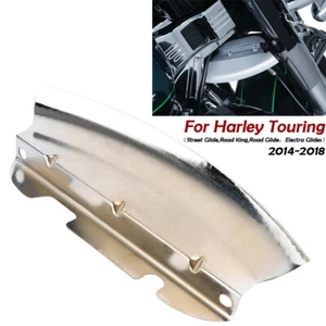 ChromeLower Triple Tree Wind Deflector Front Fork Air Baffle For Harley Touring - Picture 1 of 6