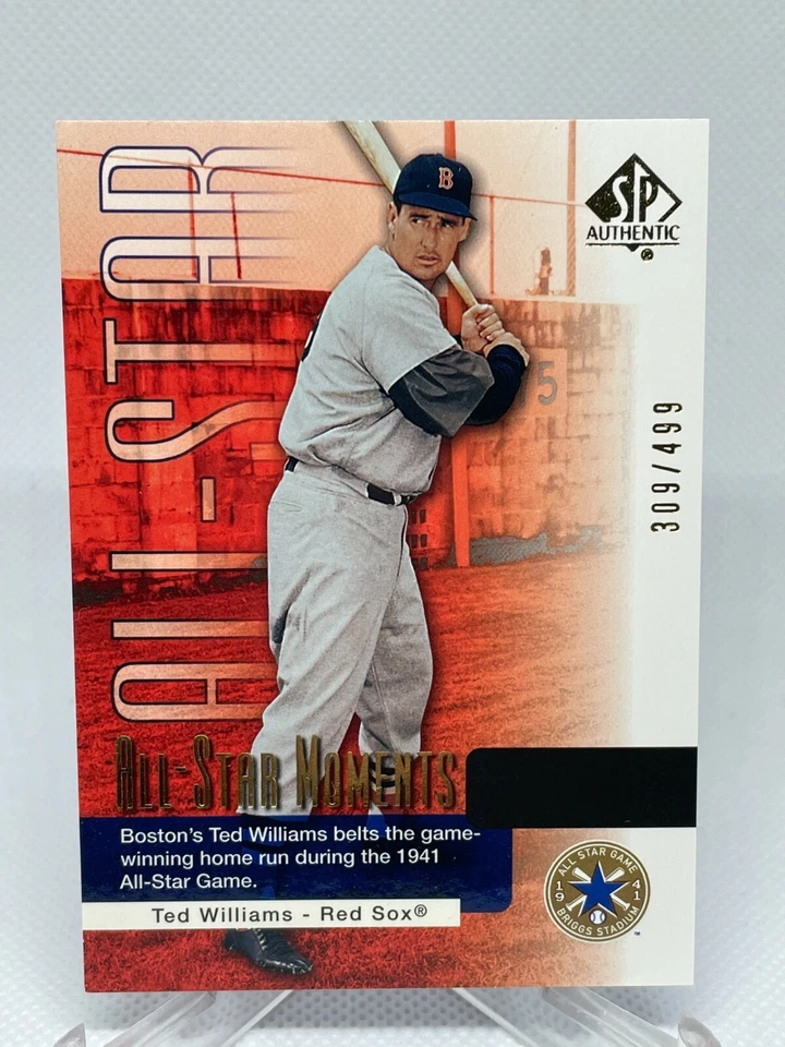 Ted Williams 2004 SP Authentic All-Star Moments #136 /499 Short Print XCJX - Image 1 of 3