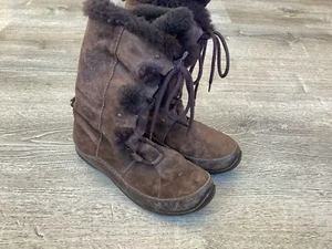 The North Face Womens Boots 620179 Size 9 Brown Primaloft Winter Snow Boots - Picture 1 of 9