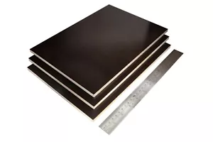 Black Phenolic Film Faced Birch plywood 810x610x18 mm EXT - Picture 1 of 1