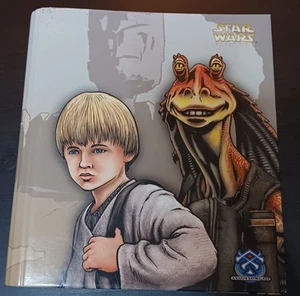 Vintage Star Wars Episode 1 Anakin Jar Jar Sebulba 3 Ring Binder Folder watto - Picture 1 of 3