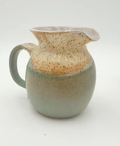 Handgefertigt ~ türkis Flammenglasur Krug ~ signiert Lowe Campbell ~ 5,5" - Bild 1 von 12