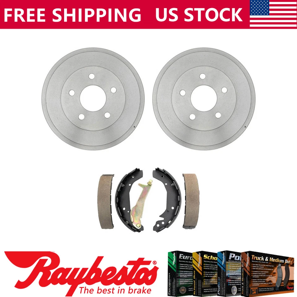 Kit traseiro tambores de freio e sapatas de freio para 2009-2010 Chevrolet Cobalt - Raybestos - Imagem 1 de 4