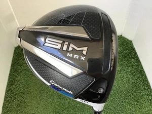 Y0730 TaylorMade SIM Max Driver 9° S Flex Used C Rank - Picture 1 of 5
