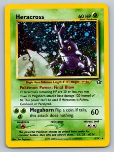 Heracross 6/111 Holo LP Neo Genesis Pokémon TCG - Picture 1 of 4