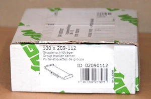 Wago 209-112 Gruppenschildträger 100 Stück NEU OVP - Bild 1 von 2