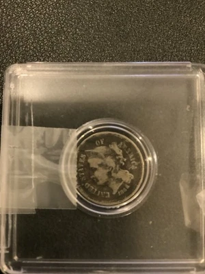 1867 3 Cent Nickel Coin USA - Image 1 of 2
