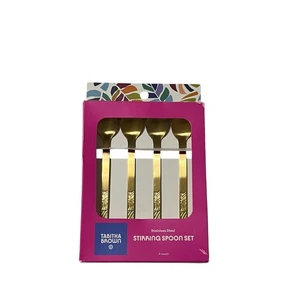 Tabitha Braun Gold Edelstahl Rührlöffel Set - 4ct, Spülmaschinenfest - Bild 1 von 2