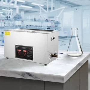 VEVOR 30L Nettoyeur à Ultrasons Bac Ultrasons Numérique avec Chauffage Minuterie - Afbeelding 1 van 12