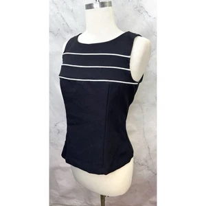 Blusa Top Retro Sin Mangas M Grunge Pin Up Vintage Años 90 y2k Btime Cuello Barco - Imagen 1 de 15