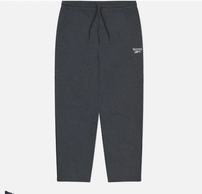Pantalones deportivos Reebok de vellón para hombre gris oscuro talla XL versátil cordón elástico Foto 1 de 4