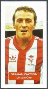 SCORE SOCCER STARS- #185-LINCOLN CITY-GRAHAM WATSON