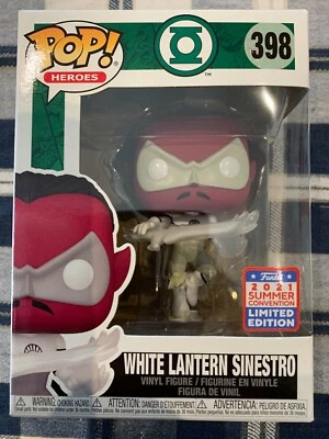 Linterna Verde Linterna Blanca Sinestro FunKon 21 ¡Exclusivo POP! Figura Vinilo #398 Foto 1 de 4