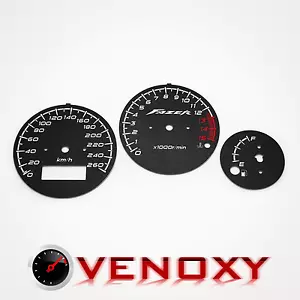 Yamaha FZS 600 Fazer RJ-02 98-01 Fond de Compteur NOIR - Picture 1 of 1