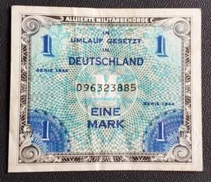 ALLEMAGNE - GERMANY - BILLET DE 1 MARK SERIE 1944 TTB. - Picture 1 of 2